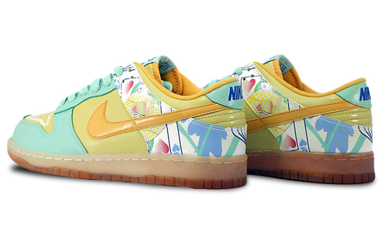 Nike Womens WMNS Dunk Low Premium 'Collection Royale Serena Williams' Celery/Papaya-Med Mint-Varsity Red 313600-371