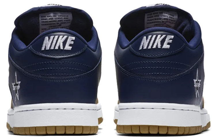 Nike SB Skateboard Dunk Low Supreme - Navy Gold CK3480-700