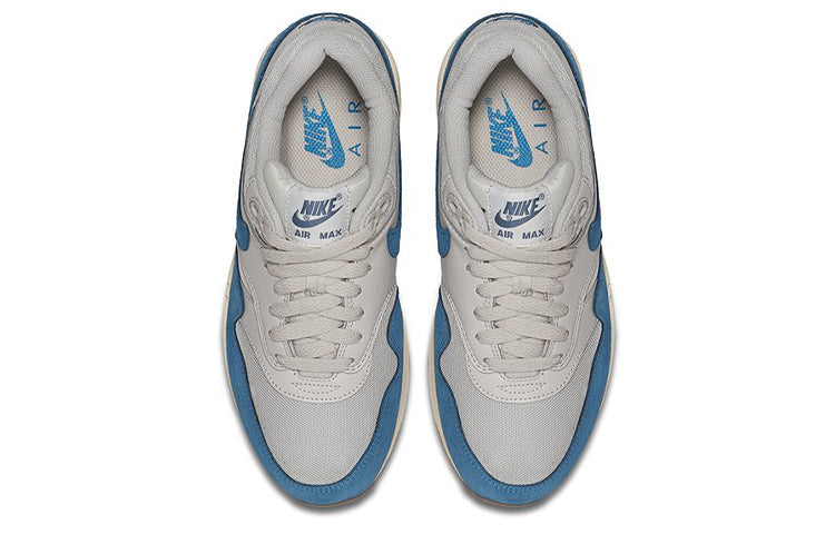 Nike Womens Air Max 1 Essential Light Bone Brigade Blue 599820-019 KICKSOVER