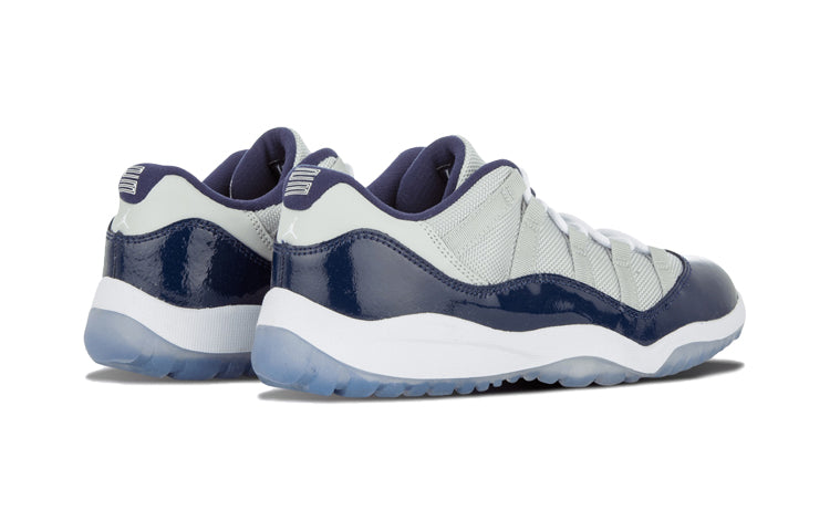 Air Jordan 11 Retro Low Pre-School 'Georgetown' Grey Mist/White-Midnight Navy 505835-007