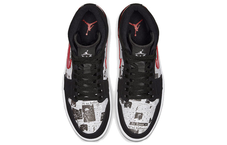 Air Jordan 1 Mid SE Newspaper Air Times 852542-061