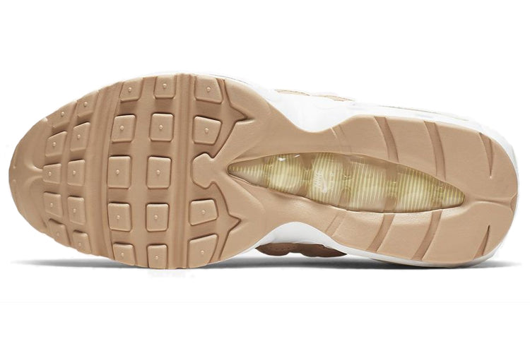 Womens Air Max 95 'Bio Beige' Bio Beige/Desert Sand/White/Luminous Green 307960-203 sneakmarks