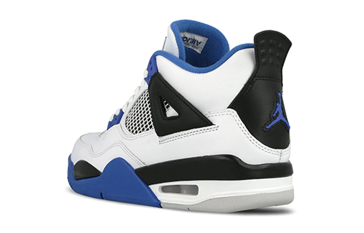 Air Jordan 4 Retro BG White - Motorsports 408452-117