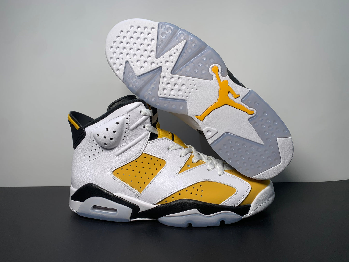 Nike Air Jordan Retro 6 Yellow Ochre White Black CT8529-170