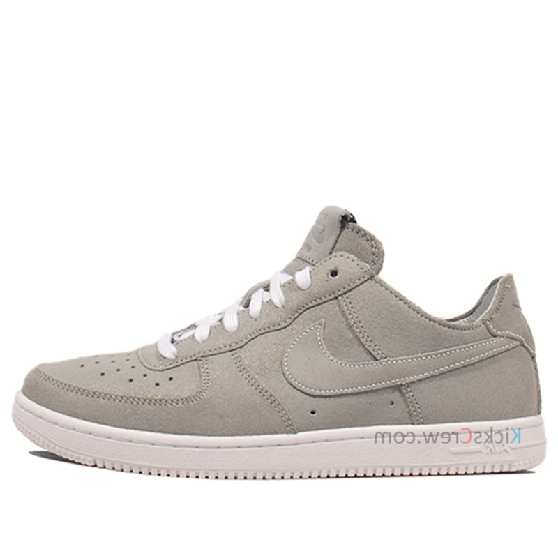 Nike Womens Air Force 1 Low Light Metallic Platinum 487643-001