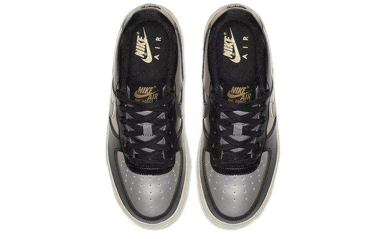 Nike Air Force 1 Low LV8'Metallic Cool Grey' GS Metallic Cool Grey/Metallic Gold 849345-003 KICKSOVER