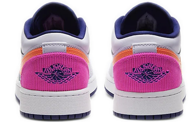 Air Jordan 1 Low'Fire Pink Hyper Crimson' GS Barely Grape/Fire Pink/Regency Purple/Hyper Crimson 554723-502