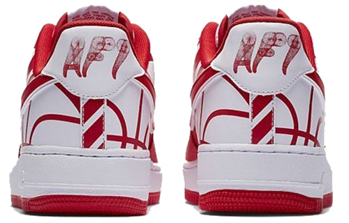 Nike Air Force 1 Low 'Logo Pack' Red/White 823511-608 KICKSOVER