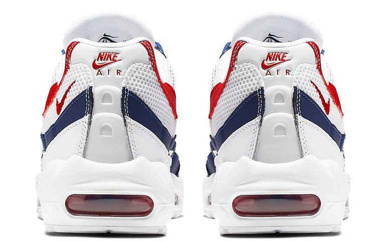 Nike Air Max 95 'USA' White/Gym Red-Deep Royal Blue CJ9926-100 sneakmarks