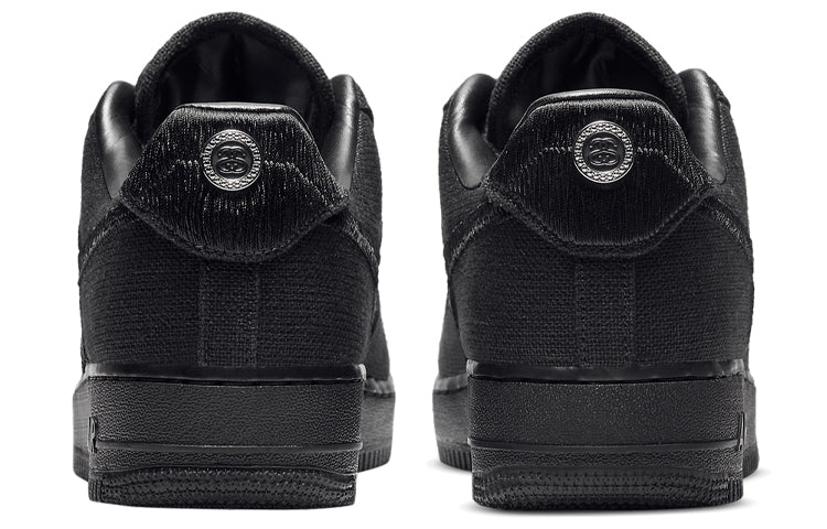 Nike Stussy x Air Force 1 Low 'Triple Black' Black/Black/Black CZ9084-001 KICKSOVER