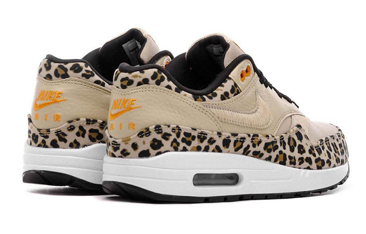 Nike Womens Air Max 1 Premium 'Leopard' Desert Ore/Orange Peel/Black BV1977-200 KICKSOVER