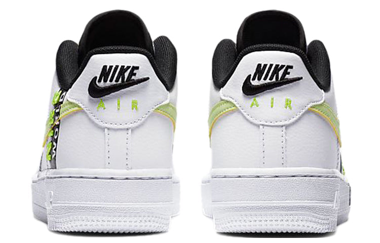 Nike Air Force 1 Low GS Worldwide Pack - White Barely Volt CN8536-100 KICKSOVER