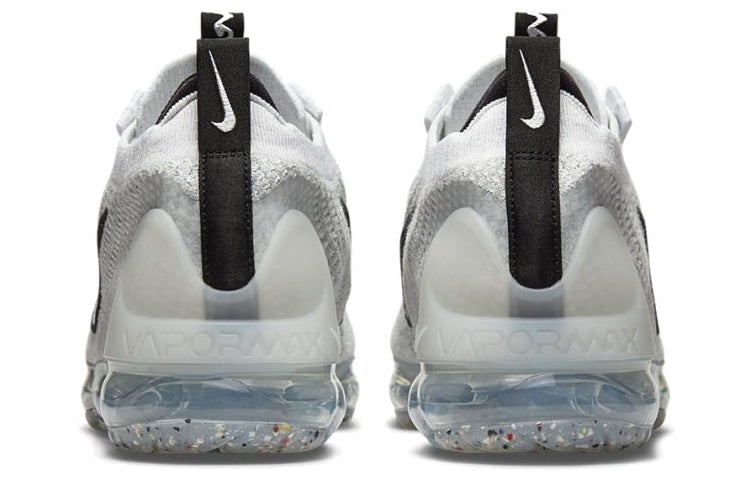 Nike Air Vapormax Flyknit 2021 'Silver' White Black Metallic Silver DH4084-100