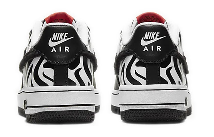 Nike Air Force 1 Low'Zebra Print' GS White/Black CU4687-100 KICKSOVER