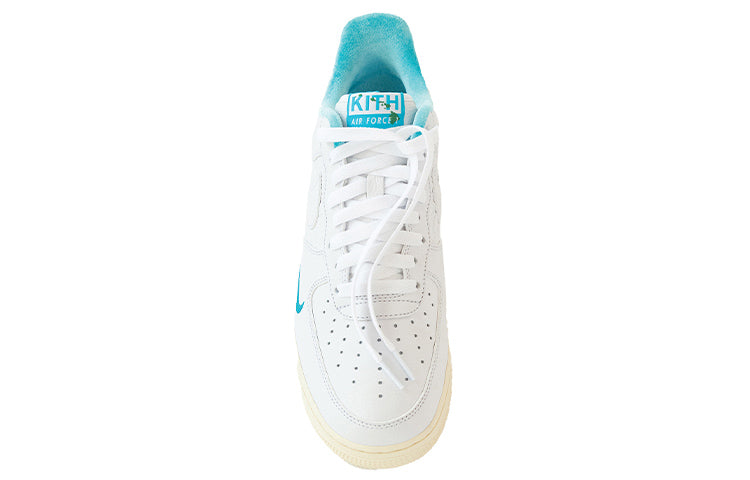 Nike KITH x Air Force 1 Low 'Blue Lagoon' White/Blue Lagoon/Aloe Verde/White DC9555-100 KICKSOVER