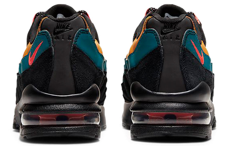 Nike Air Max 95 SE GS 'Black Bright Spruce' Black/Bright Spruce/Pollen Rise/Laser Crimson CU1095-001 sneakmarks