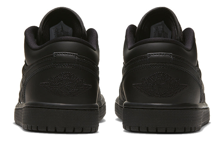 Womens WMNS Air Jordan 1 Low 'Triple Black Quilted' Black/Black/Black DB6480-001