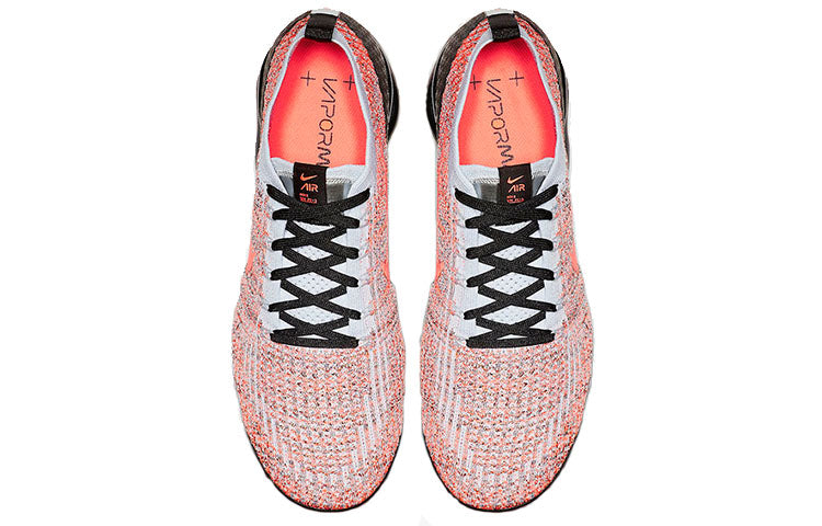 Nike Air VaporMax Flyknit 3 'Hyper Crimson' Bright Mango/Pure Platinum-Black-White-Metallic Silver AJ6900-800