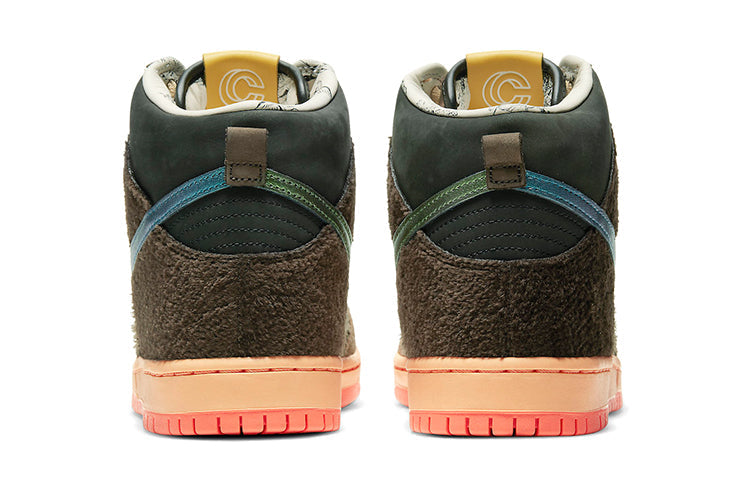 Nike Concepts x Dunk High Pro SB Skateboard 'Duck' Rattan/Parachute Beige/Orange Chalk/Baroque Brown DC6887-200