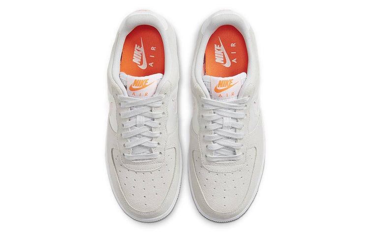 Nike Womens Air Force 1 Low '07 SE 'Pure Platinum' Pure Platinum/Summit White/Hyper Crimson/White CJ1647-001 KICKSOVER