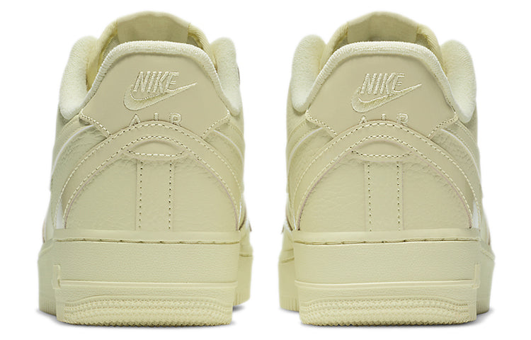 Nike Air Force 1 Low 'Misplaced Swoosh - Pale Yellow' Pale Yellow/Pale Yellow/Pale Yellow CK7214-700 KICKSOVER