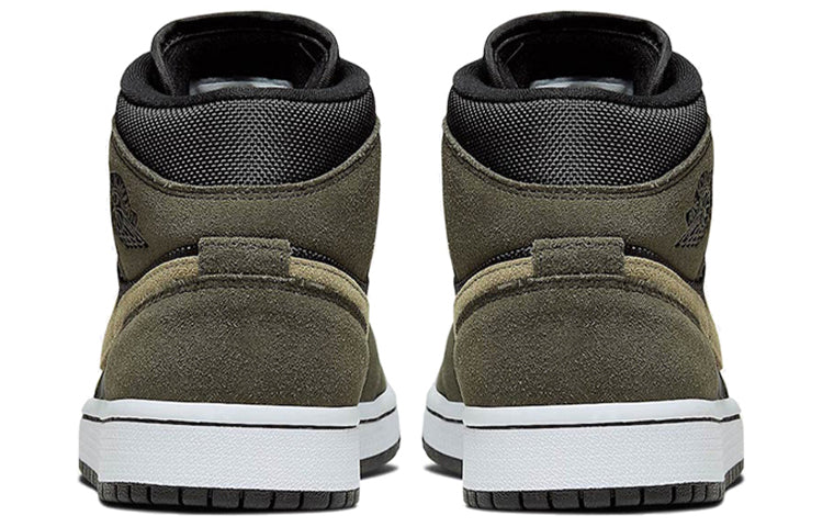 Womens WMNS Air Jordan 1 Mid Military Olive BQ6472-030