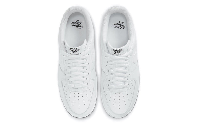 Nike Air Force 1 Low 'Drew League' White/White/Black CZ4272-100 KICKSOVER