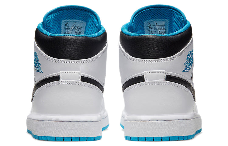 Air Jordan 1 Mid 'Laser Blue' White/Laser Blue/Black 554724-141