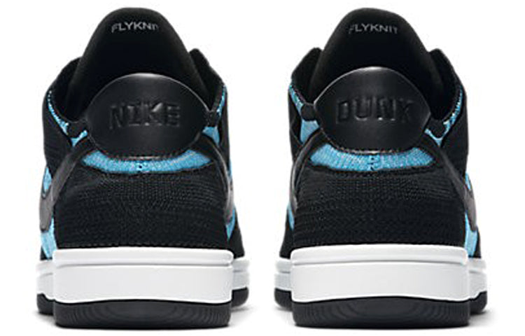 Nike Dunk Low Flyknit Black Chlorine Blue 917746-001