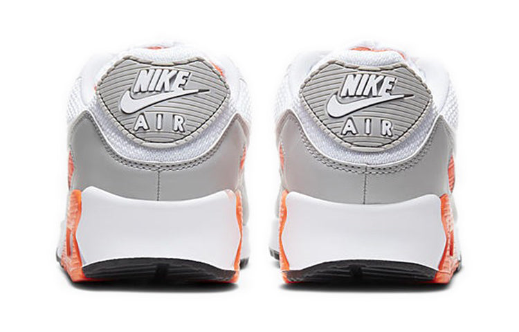 Nike Air Max 90 'Hyper Orange' White/White/Hyper Orange/Light Smoke Grey CT4352-103 KICKSOVER