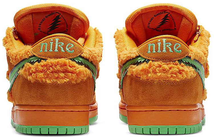Nike SB Skateboard Dunk Low Grateful Dead Bears - Orange CJ5378-800