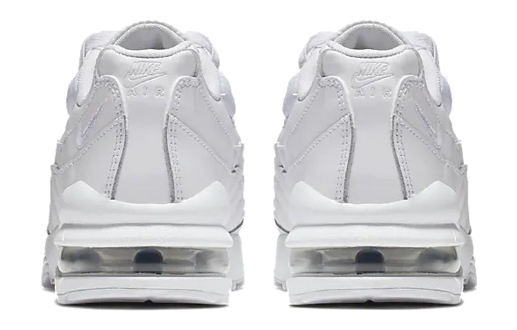 Nike Air Max 95 GS 'White Metallic Silver' White/Metallic Silver-Pure Platinum-White 905348-104 sneakmarks