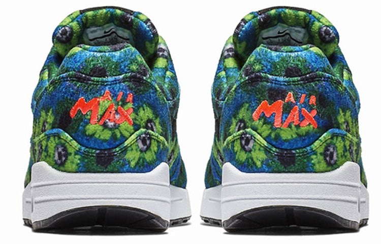 Nike Air Max 1 Premium SE 'Floral Mowabb' Oil Grey/Oil Grey/Volt/Cargo Khaki 858876-002 KICKSOVER