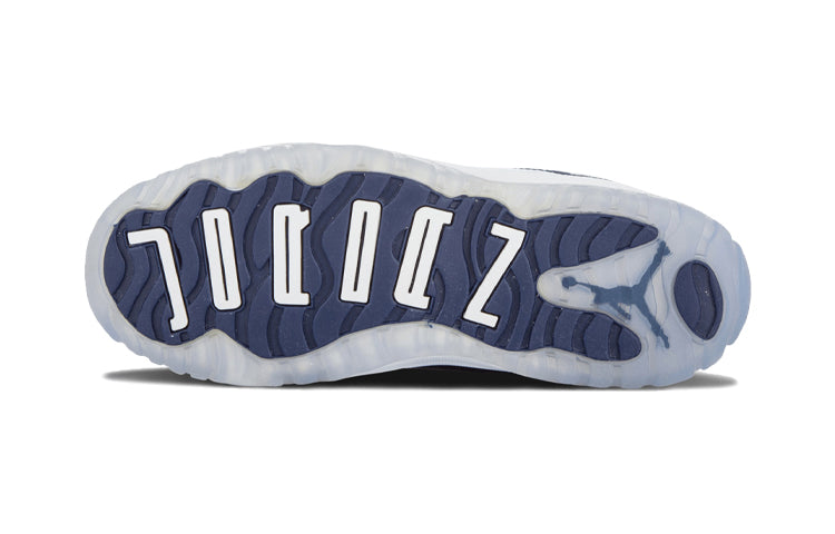 Air Jordan 11 Retro Low Pre-School 'Georgetown' Grey Mist/White-Midnight Navy 505835-007