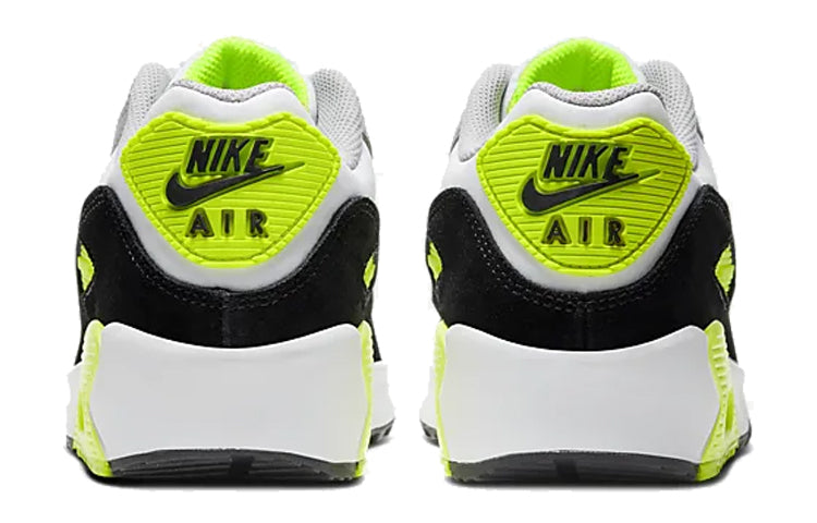 Nike Air Max 90 LTR Leather GS Grey Volt CD6864-101 KICKSOVER