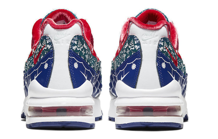 Nike Air Max 95'Ugly Christmas Sweater' GS White/University Red/Noble Red CT1593-100 sneakmarks