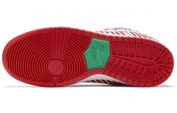 Nike SB Skateboard Dunk Low 'Candy Cane' Challenge Red/Stadium Green-White 313170-613