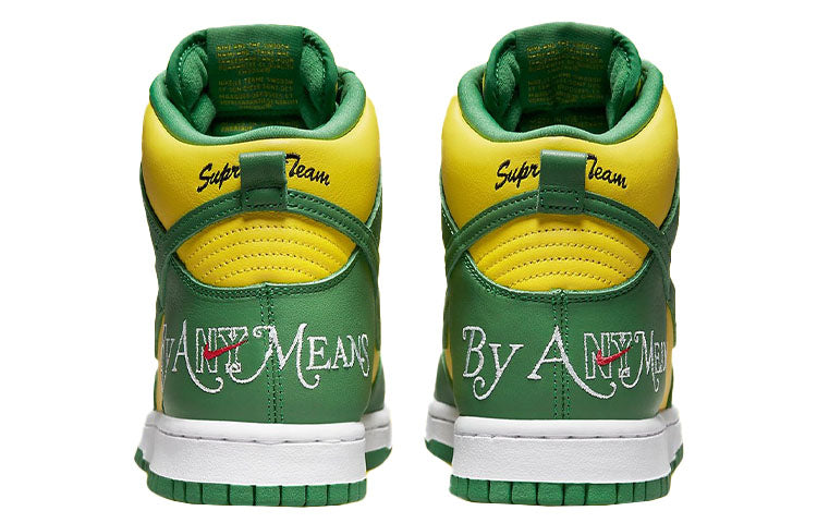 Nike Supreme x SB Skateboard Dunk High Brazil DN3741-700 sneakmarks