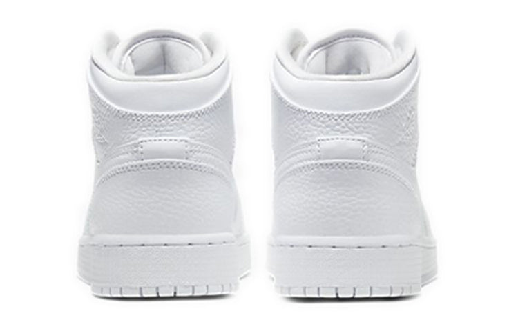 Air Jordan 1 Mid GS Triple White 554725-130