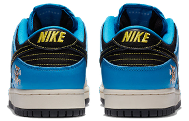 Nike Instant Skateboards x Dunk Low Pro SB Skateboard QS Blue Hero/Pale Ivory/Black CZ5128-400 sneakmarks