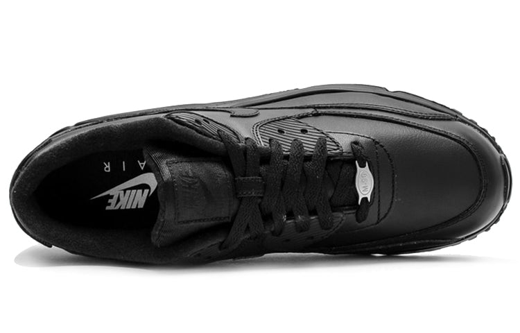 Nike Air Max 90 Leather Black 302519-001 KICKSOVER