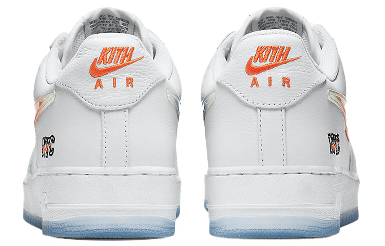 Nike Kith x Air Force 1 Low White/Rush Blue/White/Brilliant Orange CZ7928-100 KICKSOVER