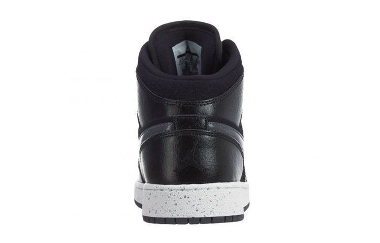 Air Jordan 1 Mid Prem BG Black 852548-002