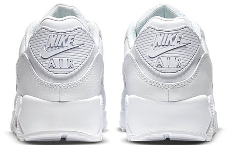 Nike Air Max 90 LTR Leather 'Triple White' White/White/White CZ5594-100 KICKSOVER