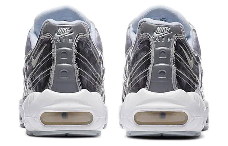 Nike Air Max 95 'Footprint' White/Sail/Pure Platinum/Smoke Grey DA4301-100 sneakmarks