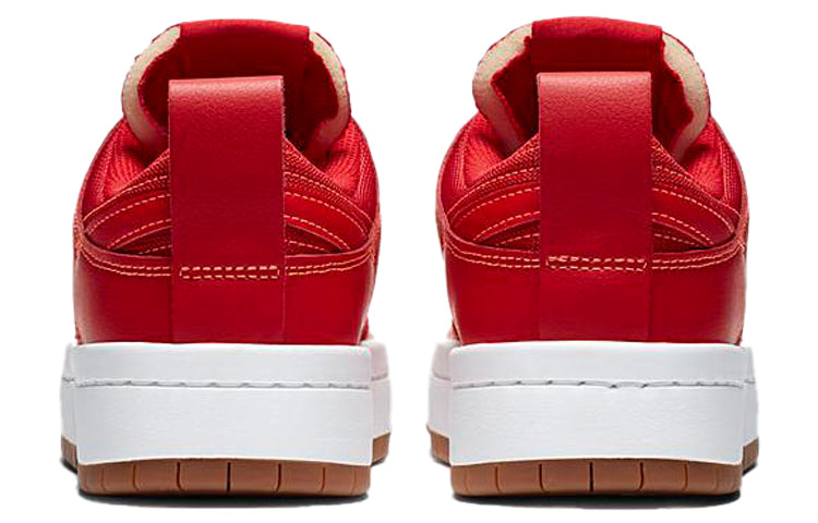 Nike Womens WMNS Dunk Low Disrupt 'Red Gum' Summit White/Gym Red CK6654-600