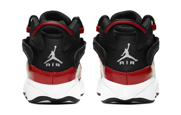 Air Jordan 6 Rings GS Black White Red 323419-060