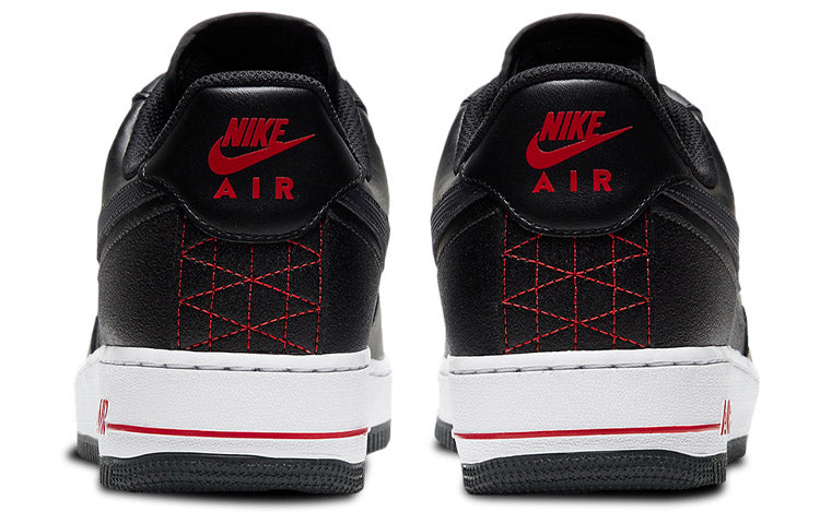 Nike Air Force 1 Low 'Technical Stitch - Bred' Black/Red/White DD7113-001 KICKSOVER