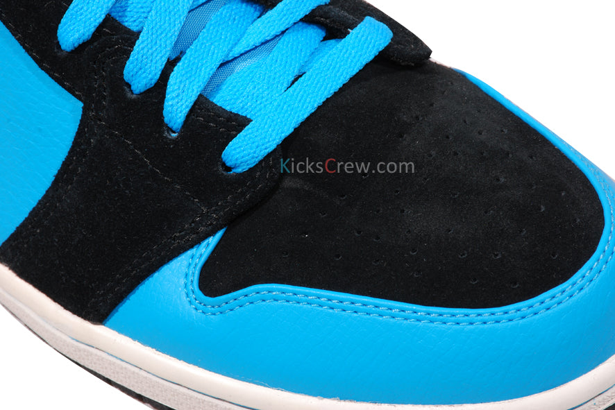 Air Jordan 1 Mid Black Powder Blue 554724-017