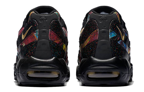 Nike Air Max 95 'Caribana' Black/Metallic Gold-Cobalt Blaze AT6142-001 sneakmarks